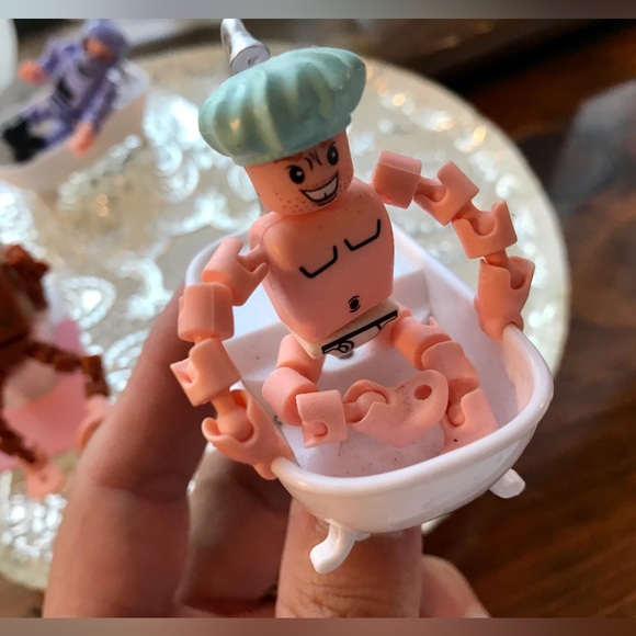 HEX BUGS Nitro Circus Riding Toilet Tub Recliner Mr Lathers Wind Up Toys Figures - Picture 10 of 15